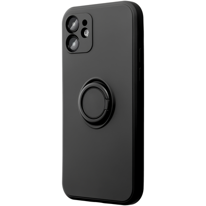 Deksel for Apple iPhone 16 Pro, OEM, Silicone Ring, Svart