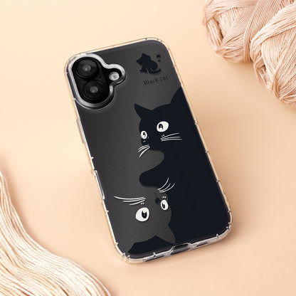 Deksel for Apple iPhone 17, OEM, Ultra Trendy Cat, Svart