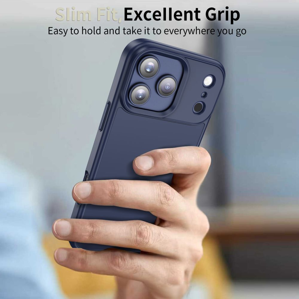 Deksel for Apple iPhone 17 Pro, Tech-Protect, Magmat, Matt Marineblå