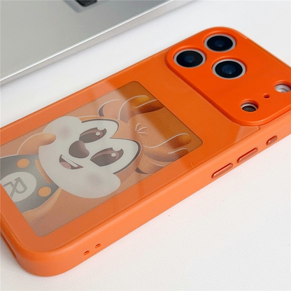 Deksel for Apple iPhone 17 Pro, OEM, Tilpasset E-Ink-skjerm, Oransje