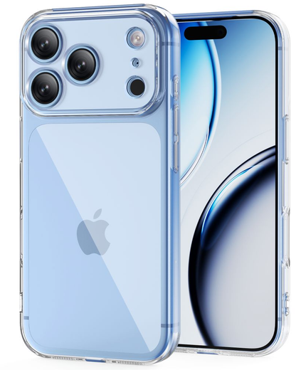 Deksel for Apple iPhone 18 Pro Max / 17 Pro Max, Tech-Protect, Flexair med skjermbeskytter, Transparent