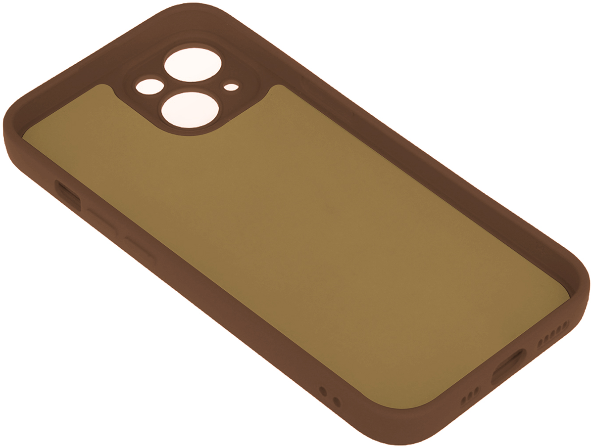 Deksel for Apple iPhone 18 Pro / 17 Pro, OEM, silikon, brun