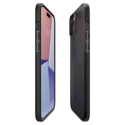 Deksel for Apple iPhone 15, Spigen, Thin Fit, Svart ACS06776