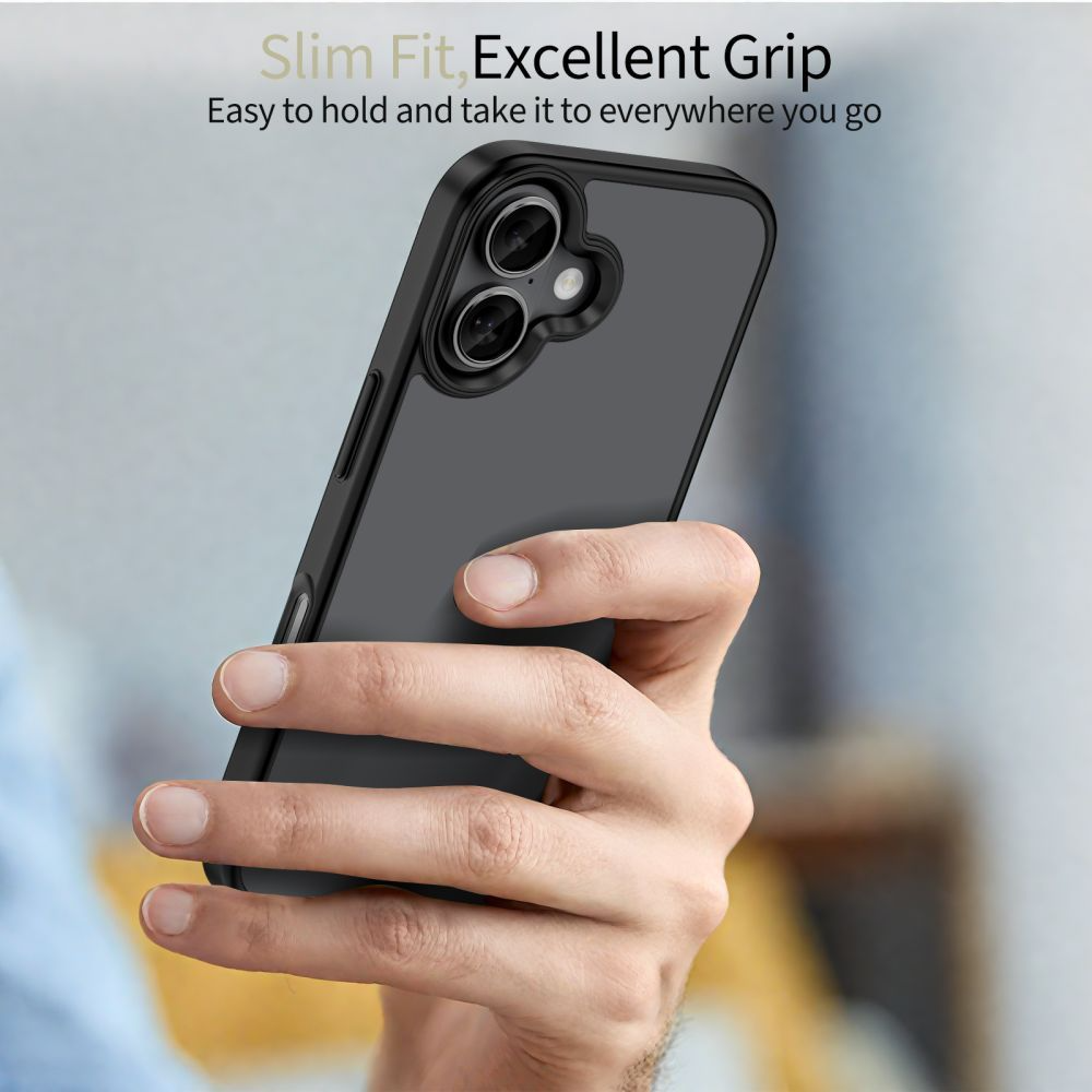 Deksel for Apple iPhone 17, Tech-Protect, Magmat, Matt Svart