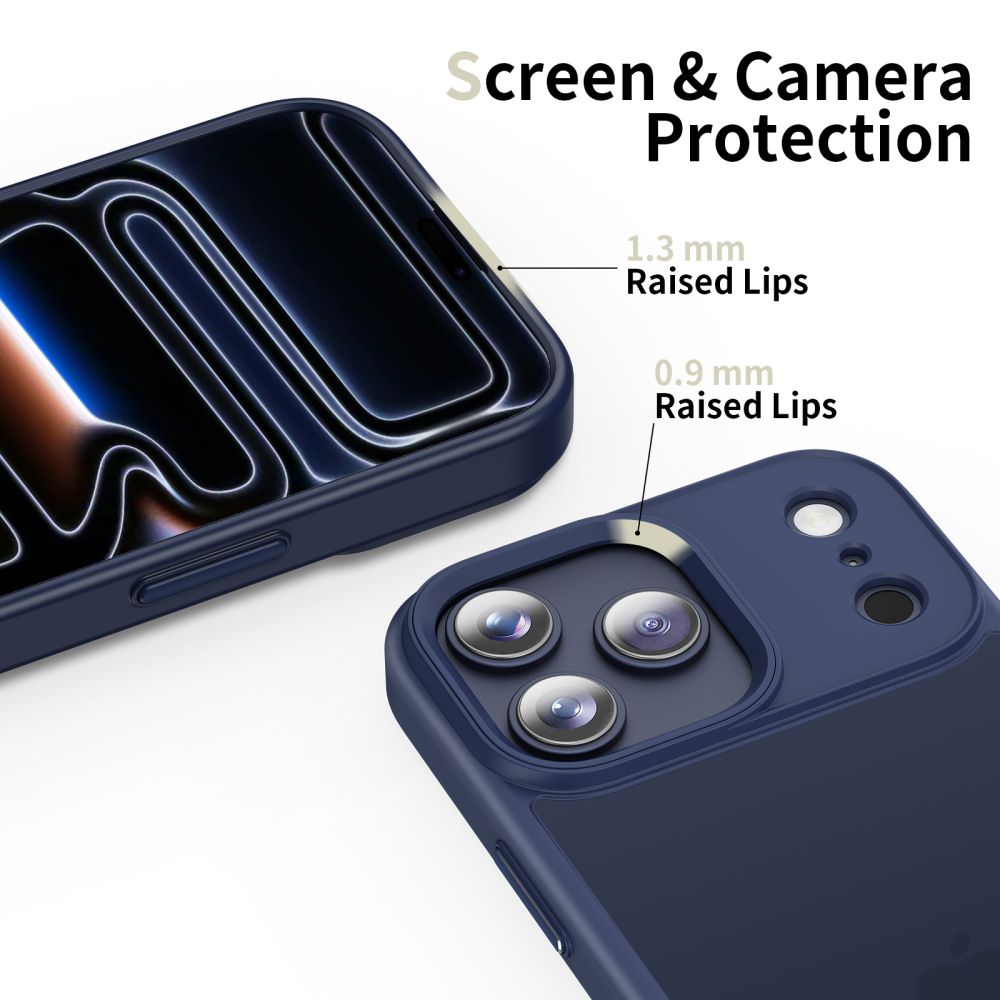 Deksel for Apple iPhone 17 Pro Max, Tech-Protect, Magmat, Matt Marineblå