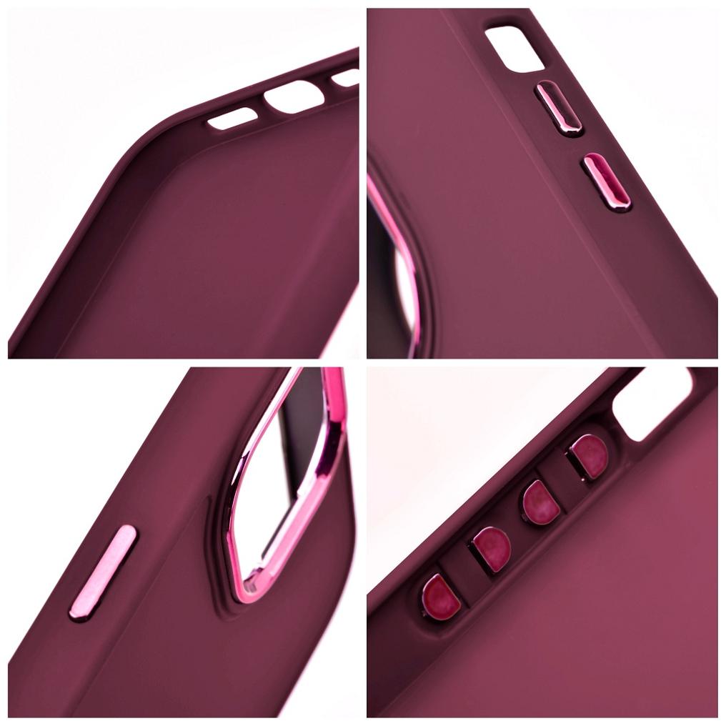 Deksel til Apple iPhone 18 Pro / iPhone 17 Pro, OEM, Frame, vinrød
