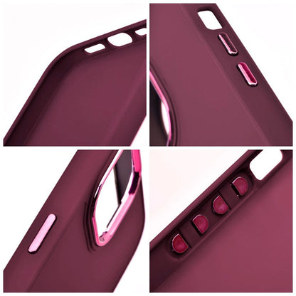 Deksel til Apple iPhone 18 Pro / iPhone 17 Pro, OEM, Frame, vinrød