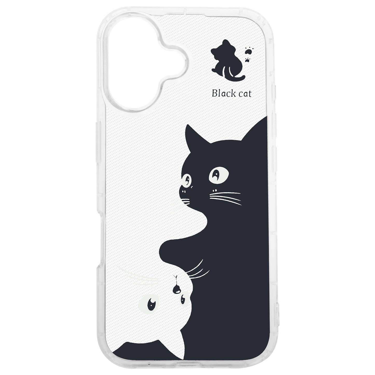 Deksel for Apple iPhone 17, OEM, Ultra Trendy Cat, Svart