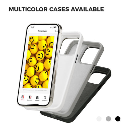 Deksel for Apple iPhone 15 Pro Max, OEM, Tilpasset E-Ink-skjerm, Svart