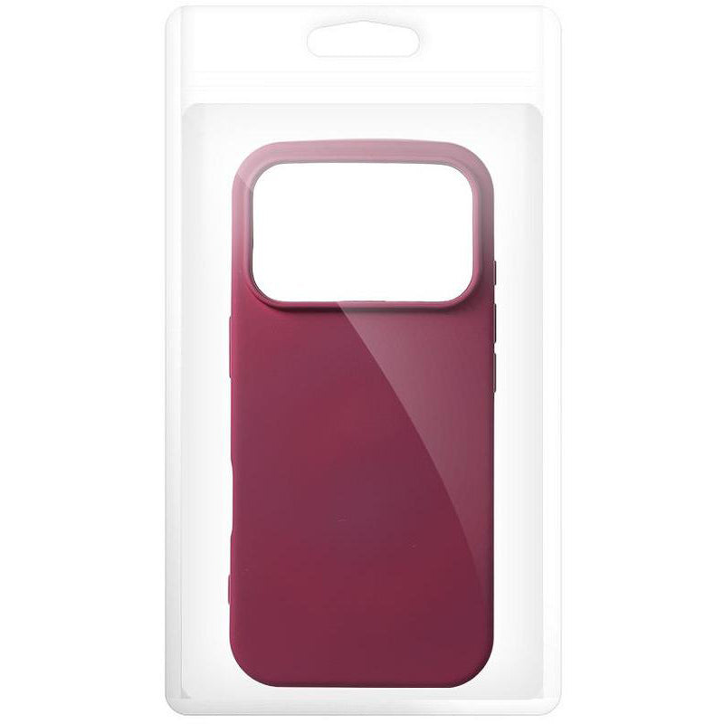 Deksel til Apple iPhone 18 Pro / iPhone 17 Pro, OEM, silikon, vinrød