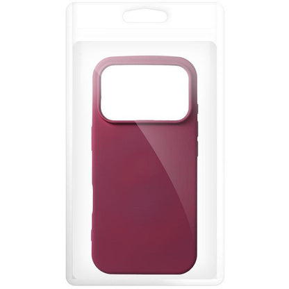 Deksel til Apple iPhone 18 Pro / iPhone 17 Pro, OEM, silikon, vinrød