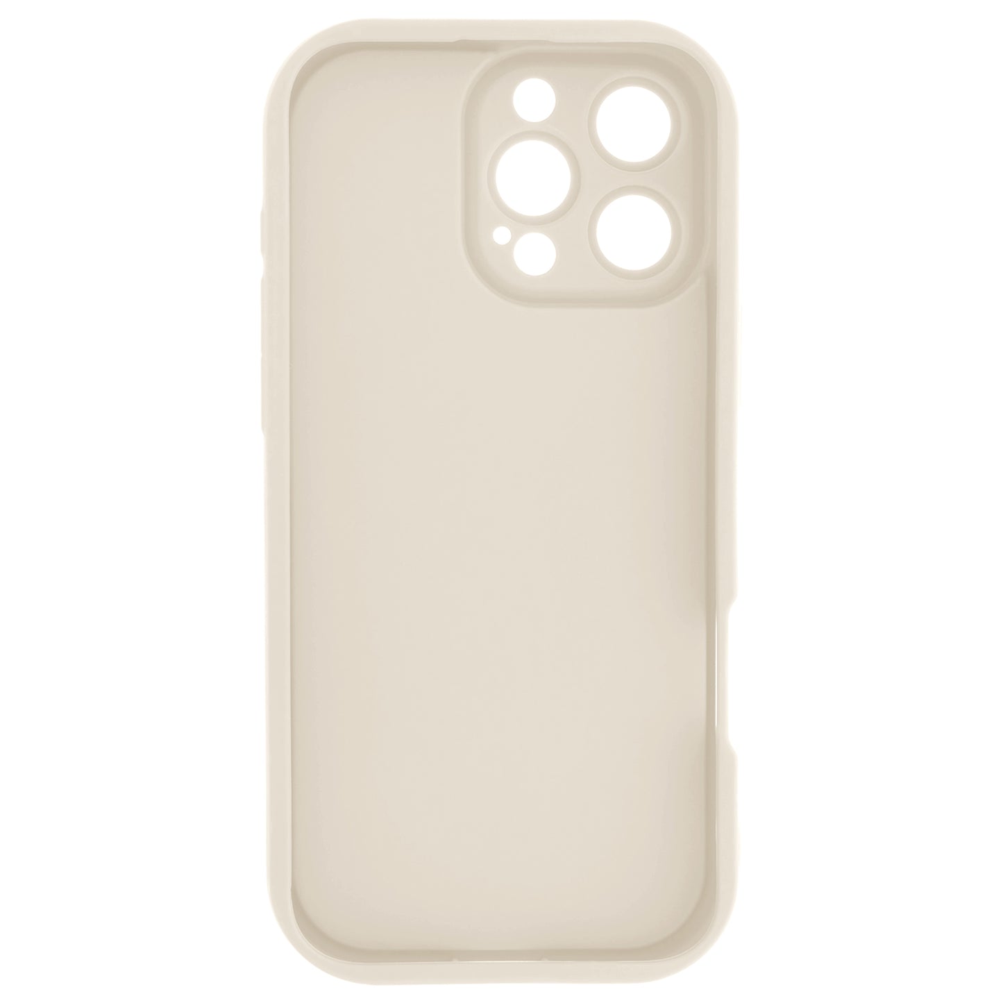 Deksel for Apple iPhone 16 Pro, OEM, Ultra Trendy 3D Bear, Beige