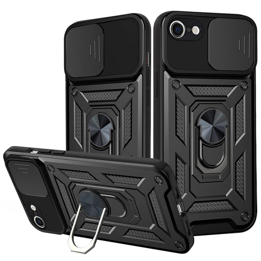 Deksel for Apple iPhone 6 / 6s, Techsuit, CamShield, Svart