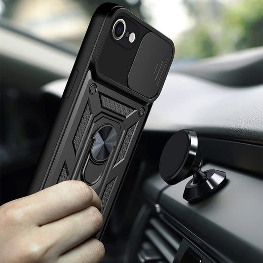 Deksel for Apple iPhone 6 / 6s, Techsuit, CamShield, Svart