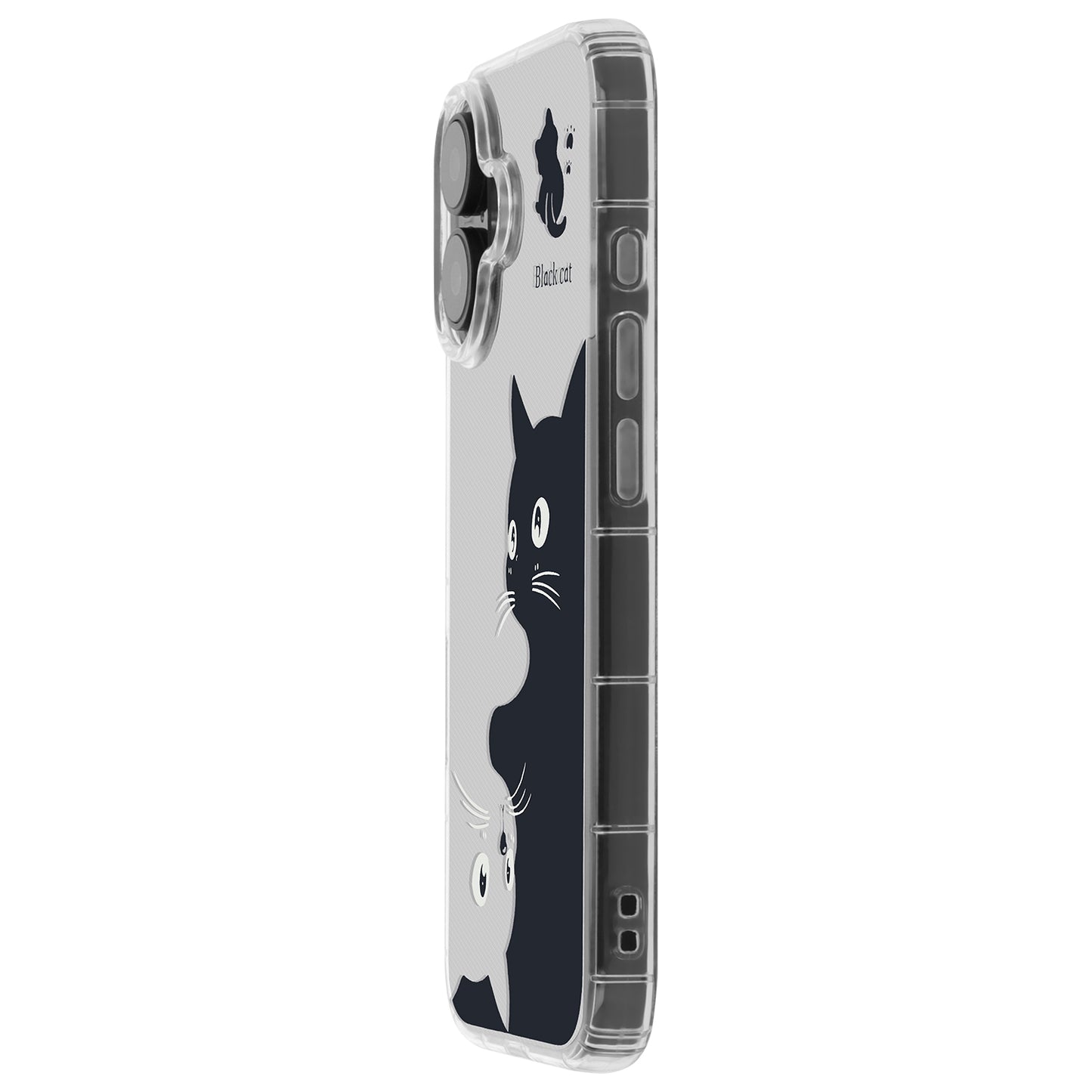Deksel for Apple iPhone 17, OEM, Ultra Trendy Cat, Svart