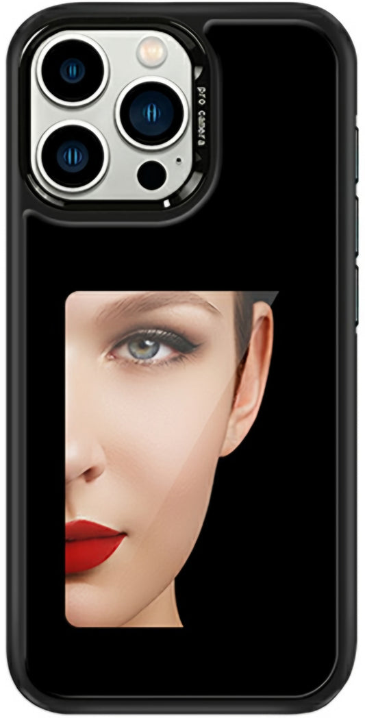 Deksel for Apple iPhone 15 Pro, OEM, Tilpasset E-Ink-skjerm (4 tommer), Svart