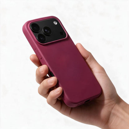 Deksel til Apple iPhone 18 Pro / iPhone 17 Pro, OEM, silikon, vinrød
