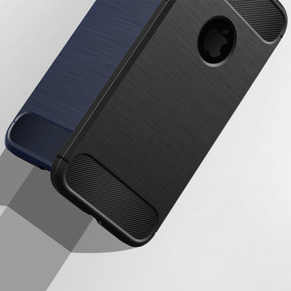 Deksel for Apple iPhone 8 / 7, Techsuit, Karbon, Svart