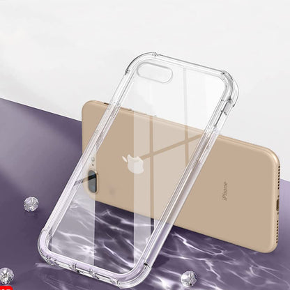Deksel for Apple iPhone 8 Plus / 7 Plus, Techsuit, Støtsikker Klar, Transparent