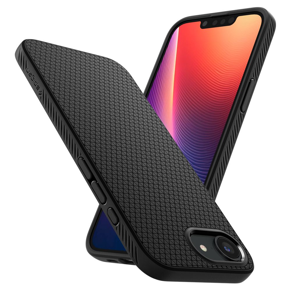 Deksel for Apple iPhone 17e / 16e, Spigen, Liquid Air, Svart ACS09161