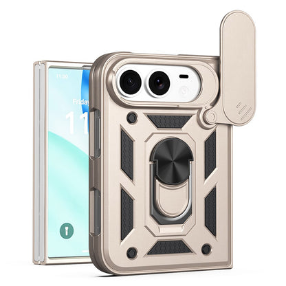 Deksel til Apple iPhone Duo, Techsuit, CamShield, gullfarget