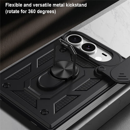 Deksel for Apple iPhone Duo, Techsuit, CamShield, Svart
