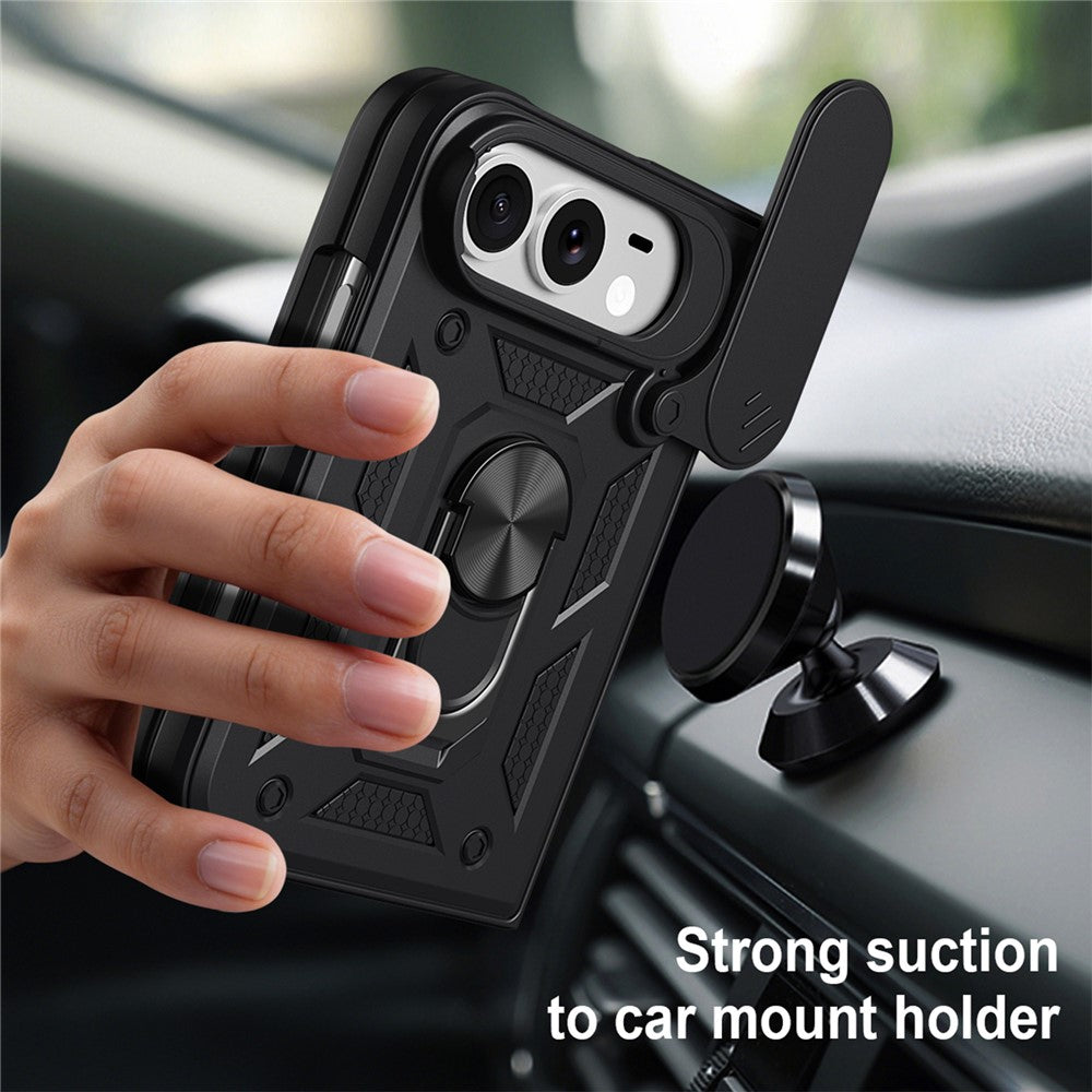 Deksel for Apple iPhone Duo, Techsuit, CamShield, Svart