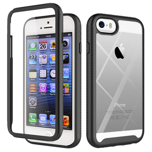 Deksel for Apple iPhone SE (2016) / 5 / 5s, Techsuit, Defense360 Pro, Svart