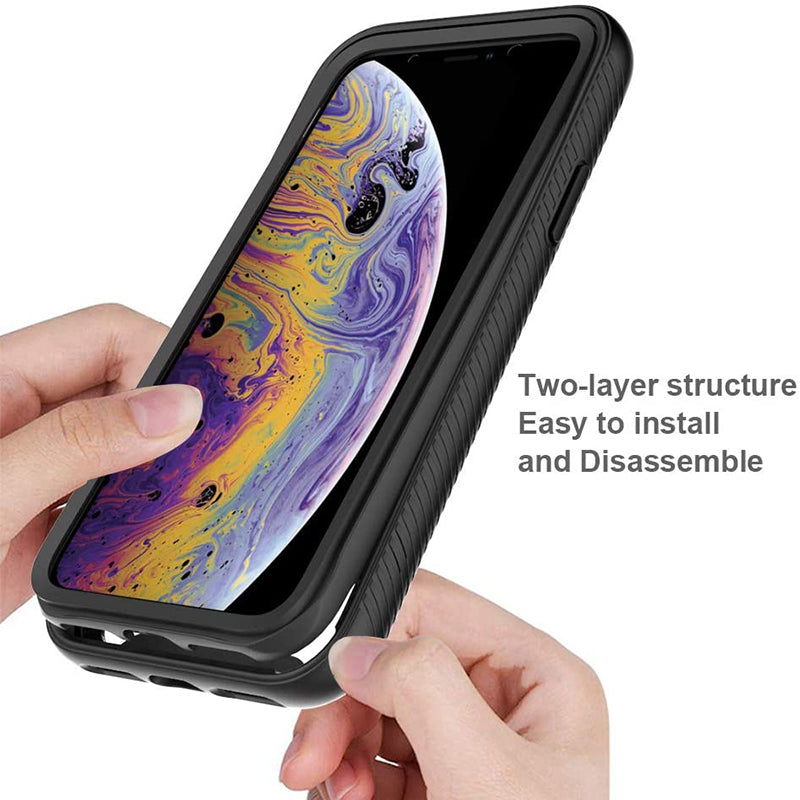 Deksel for Apple iPhone SE (2016) / 5 / 5s, Techsuit, Defense360 Pro, Svart