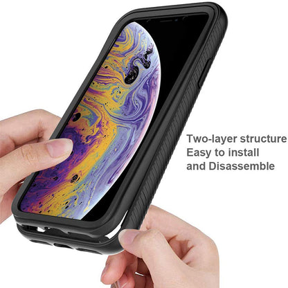 Deksel for Apple iPhone SE (2016) / 5 / 5s, Techsuit, Defense360 Pro, Svart