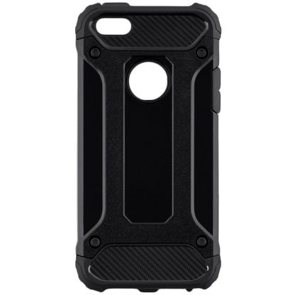 Deksel for Apple iPhone SE (2016) / 5 / 5s, Techsuit, Hybrid Armor, Svart