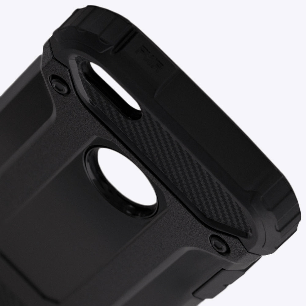 Deksel for Apple iPhone SE (2016) / 5 / 5s, Techsuit, Hybrid Armor, Svart