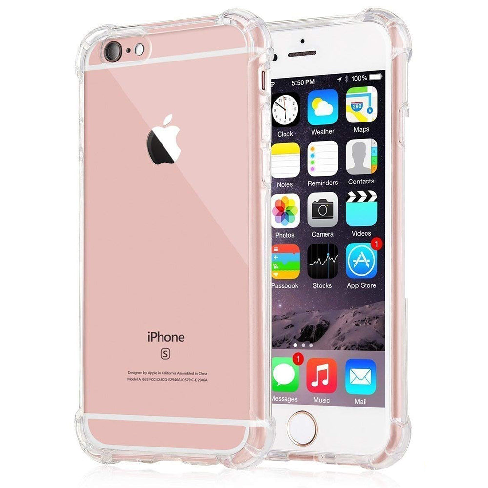 Deksel for Apple iPhone SE (2016) / 5 / 5s, Techsuit, Støtsikker Klar, Transparent