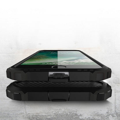 Deksel for Apple iPhone SE (2022) / SE (2020) / 8 / 7, Techsuit, Hybrid Armor, Svart