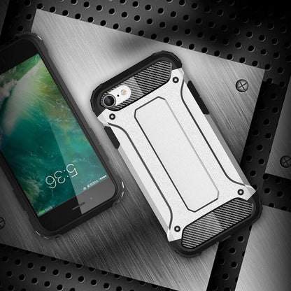 Deksel for Apple iPhone SE (2022) / SE (2020) / 8 / 7, Techsuit, Hybrid Armor, Svart