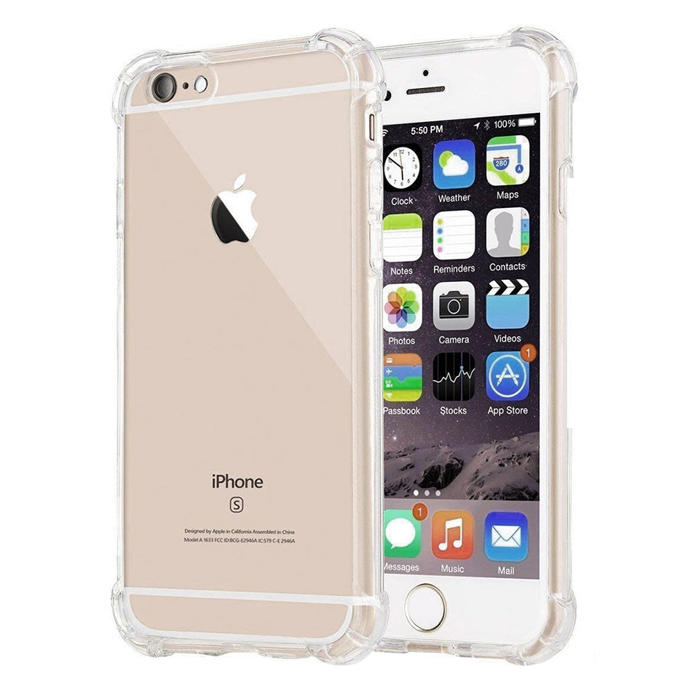 Deksel for Apple iPhone SE (2022) / SE (2020) / 8 / 7, Techsuit, Støtsikker Klar, Transparent