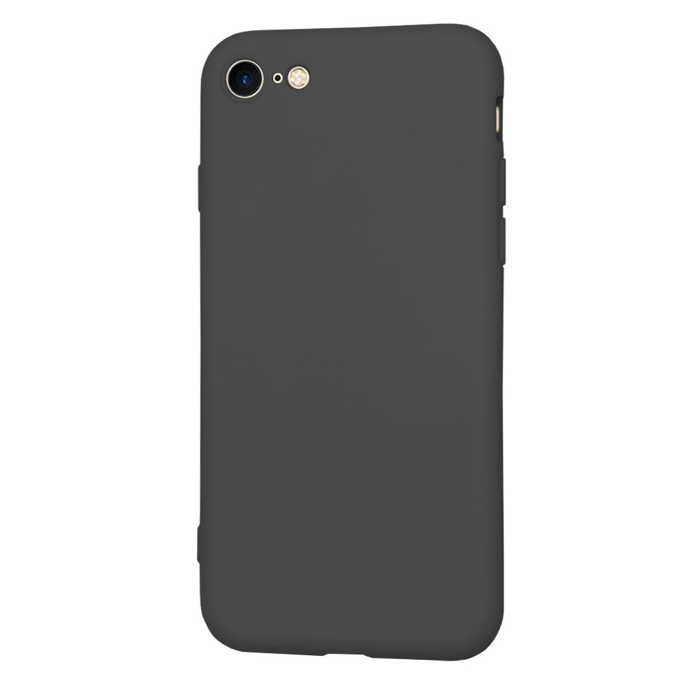 Deksel for Apple iPhone SE (2022) / SE (2020) / 8 / 7, Techsuit, SoftFlex, Svart