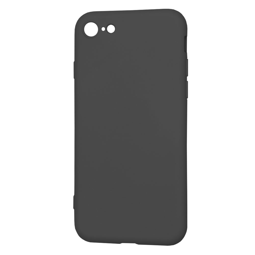 Deksel for Apple iPhone SE (2022) / SE (2020) / 8 / 7, Techsuit, SoftFlex, Svart