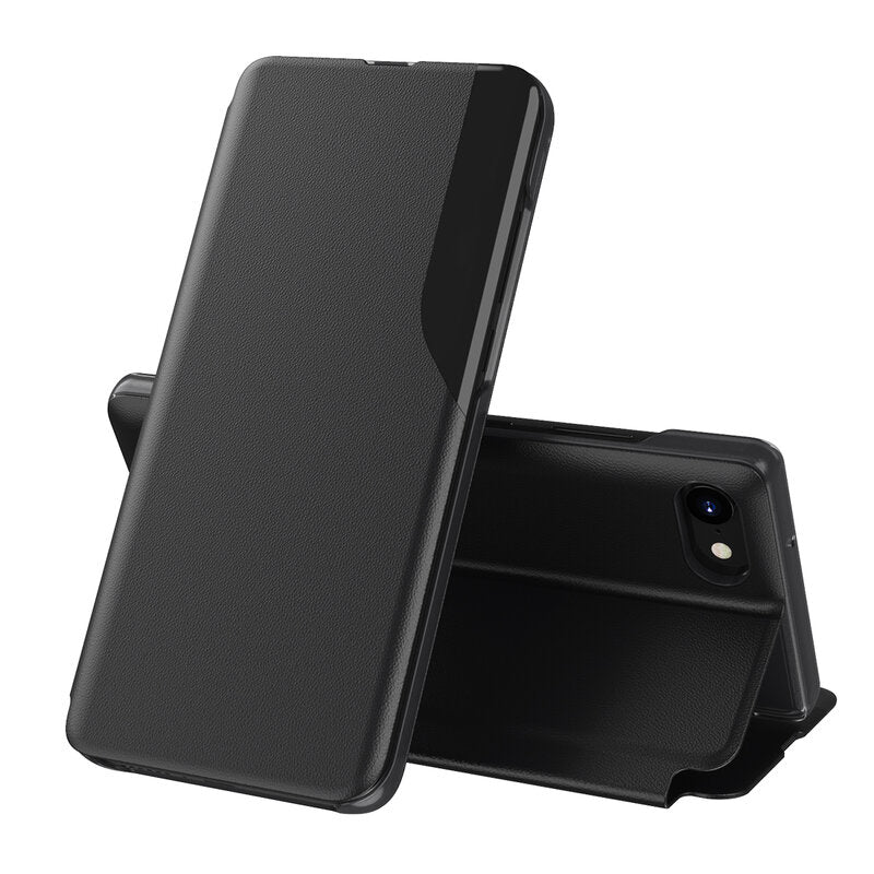 Deksel for Apple iPhone SE (2022) / SE (2020) / 8 / 7, Techsuit, eFold, Svart