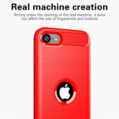 Deksel for Apple iPhone SE (2022) / SE (2020), Techsuit, Karbon, Svart