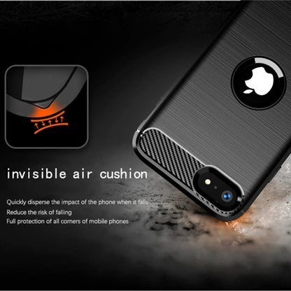 Deksel for Apple iPhone SE (2022) / SE (2020), Techsuit, Karbon, Svart