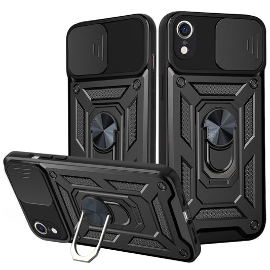 Deksel for Apple iPhone XR, Techsuit, CamShield, Svart