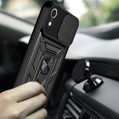 Deksel for Apple iPhone XR, Techsuit, CamShield, Svart