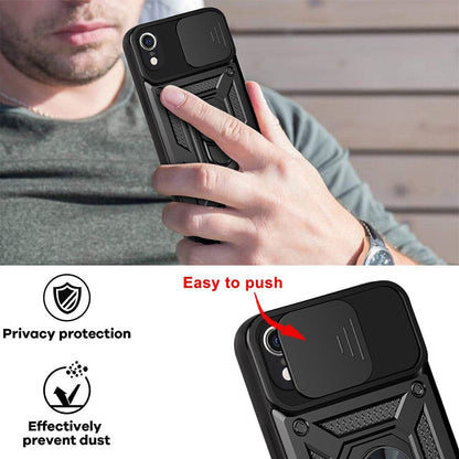 Deksel for Apple iPhone XR, Techsuit, CamShield, Svart