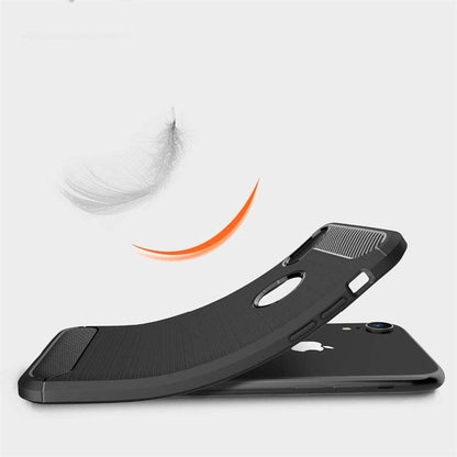 Deksel for Apple iPhone XR, Techsuit, Karbon, Svart
