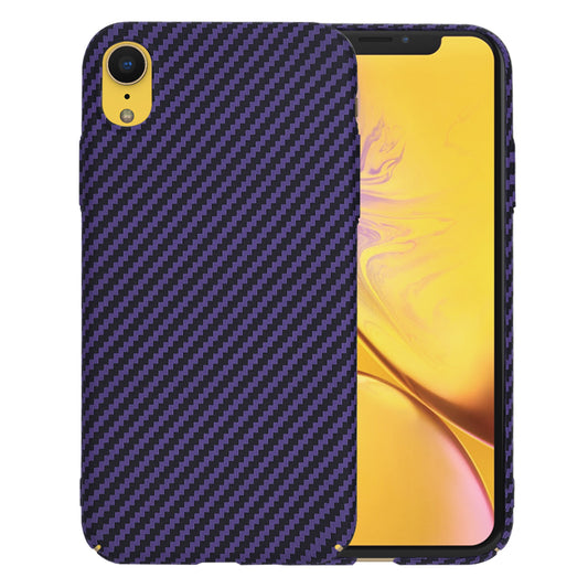 Deksel for Apple iPhone XR, Techsuit, Carbonite FiberShell, Lilla