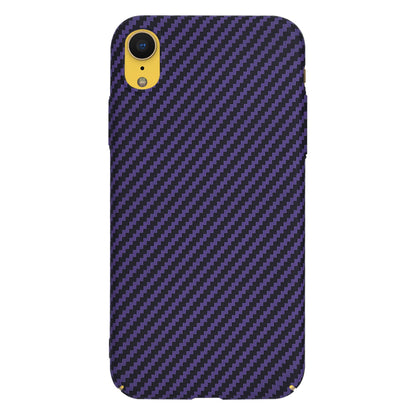 Deksel for Apple iPhone XR, Techsuit, Carbonite FiberShell, Lilla