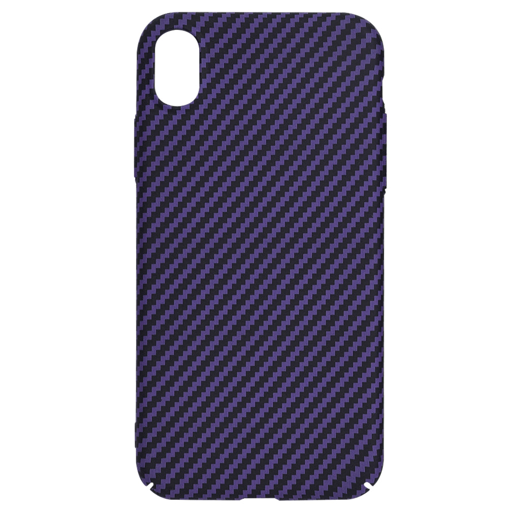 Deksel for Apple iPhone XR, Techsuit, Carbonite FiberShell, Lilla