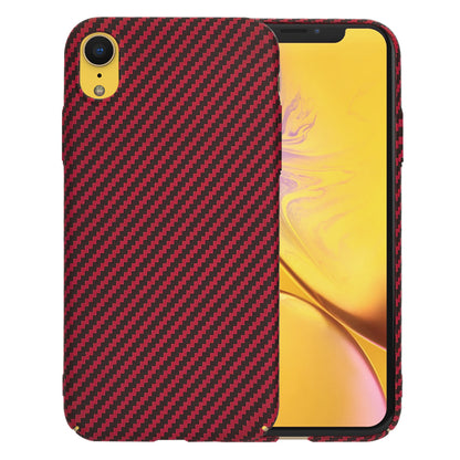 Deksel for Apple iPhone XR, Techsuit, Carbonite FiberShell, Rød