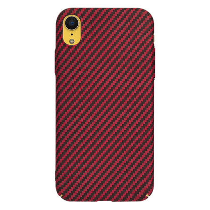 Deksel for Apple iPhone XR, Techsuit, Carbonite FiberShell, Rød